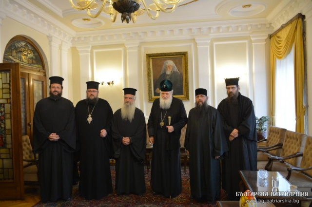 Посета грчких богослова Бугарском патријарху Неофиту
